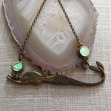 Load image into Gallery viewer, Bronze Mermaid Accent Necklace with Your Choice of Accents
