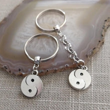 Load image into Gallery viewer, Yin Yang Keychain, Chinese Spiritual Backpack or Purse Charm
